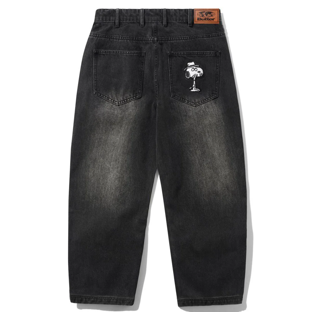 Butter Goods - X Peanuts Spike Denim Jeans Faded Black - Image 2