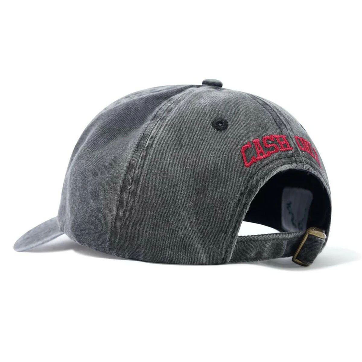 Cash Only - Campus 6 Panel Cap Washed Black - Image 2