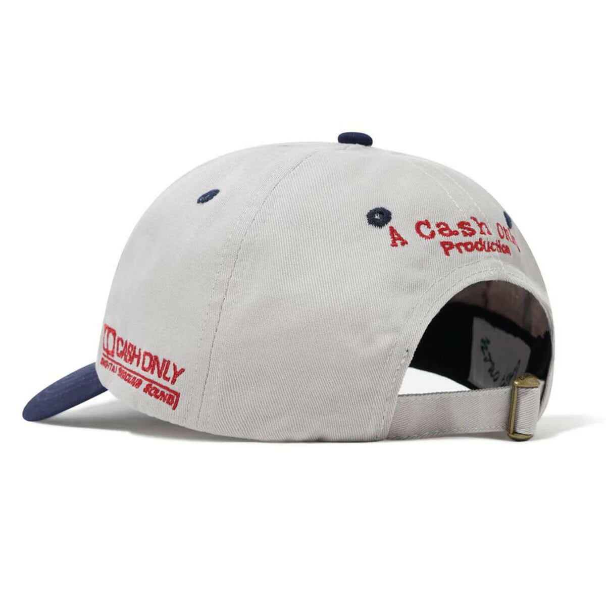 Cash Only - Home Video 6 Panel Cap Light Grey - Image 2