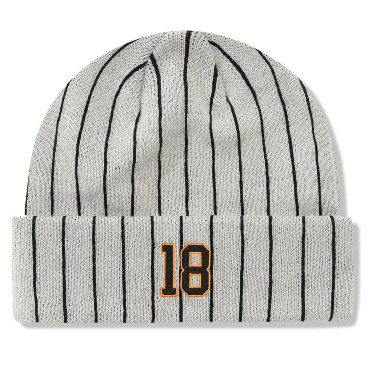 Cash Only - Pinstripe Beanie Light Grey - Image 2