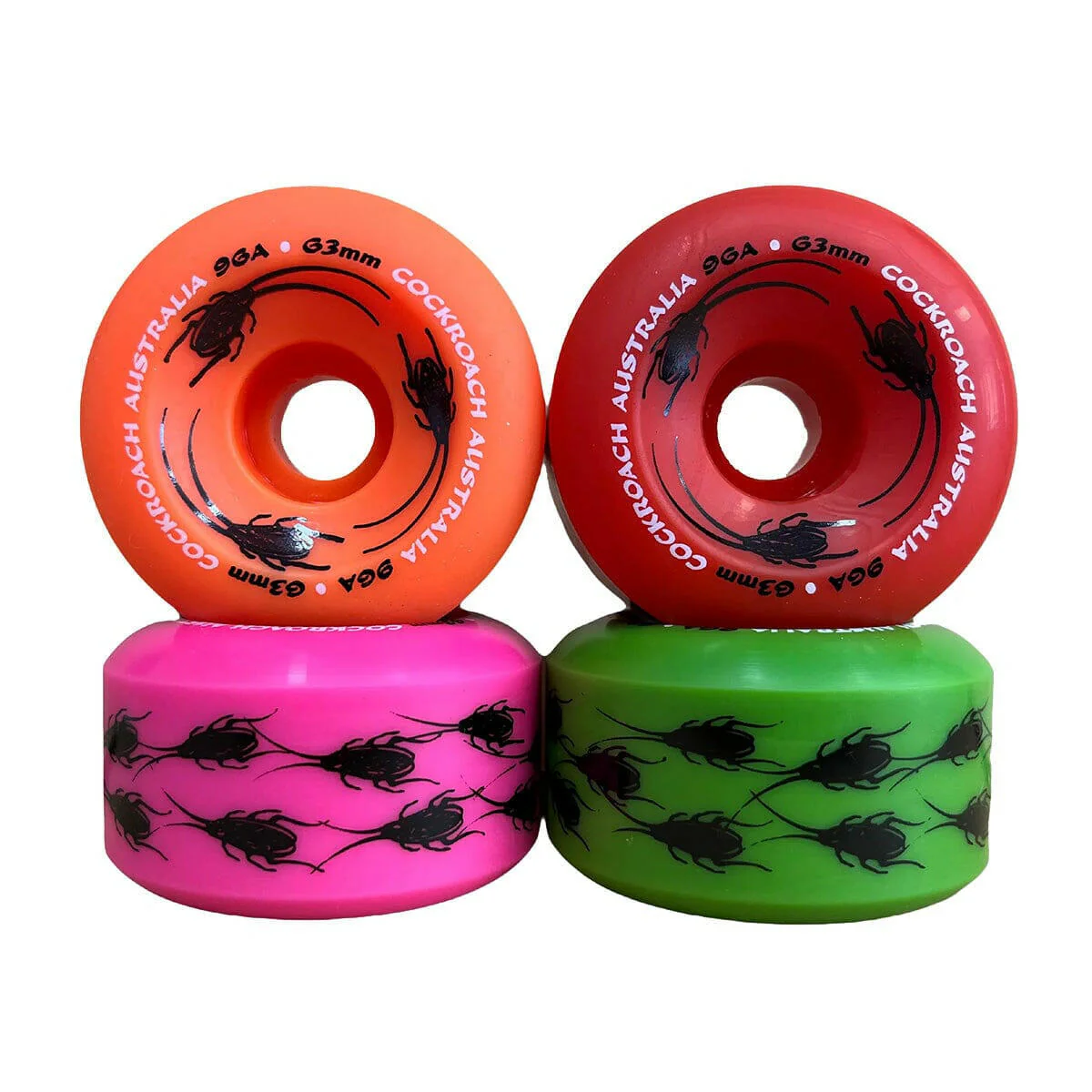 Cockroach - Originals Party Mix 63MM 96A Skateboard Wheels