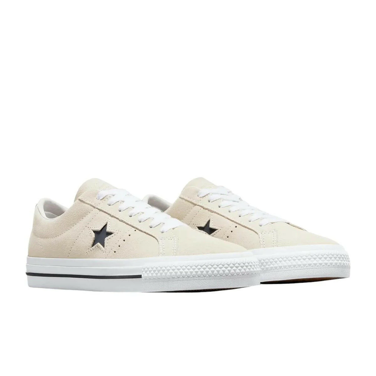 Converse - One Star Pro Shoes Egret/White/Black - Image 2