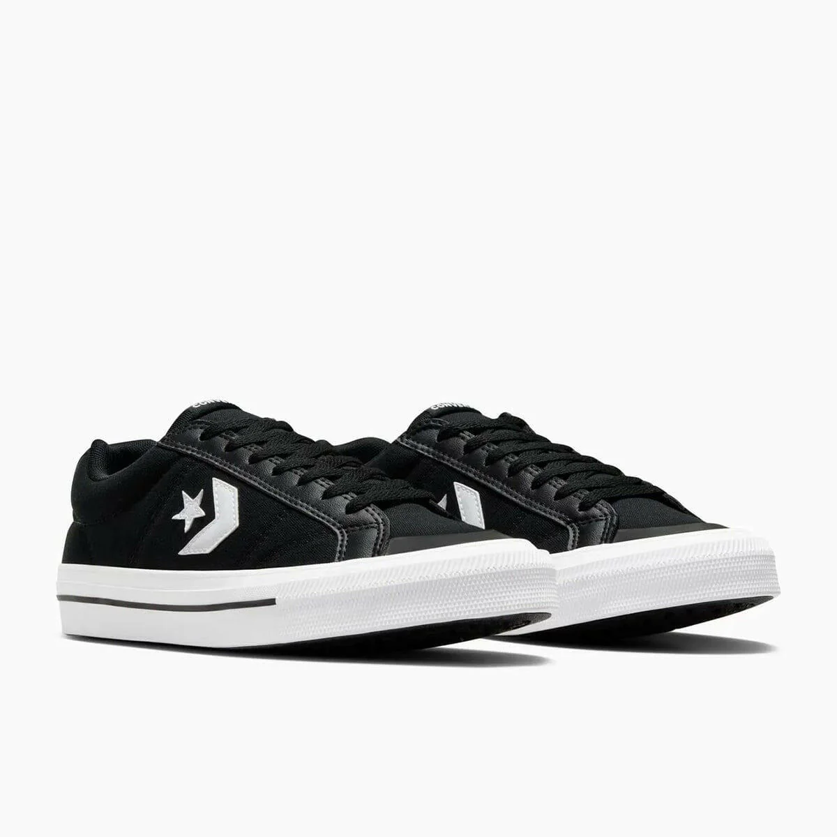 Converse - Sport Casual Low Shoes Black/Black/White - Image 2