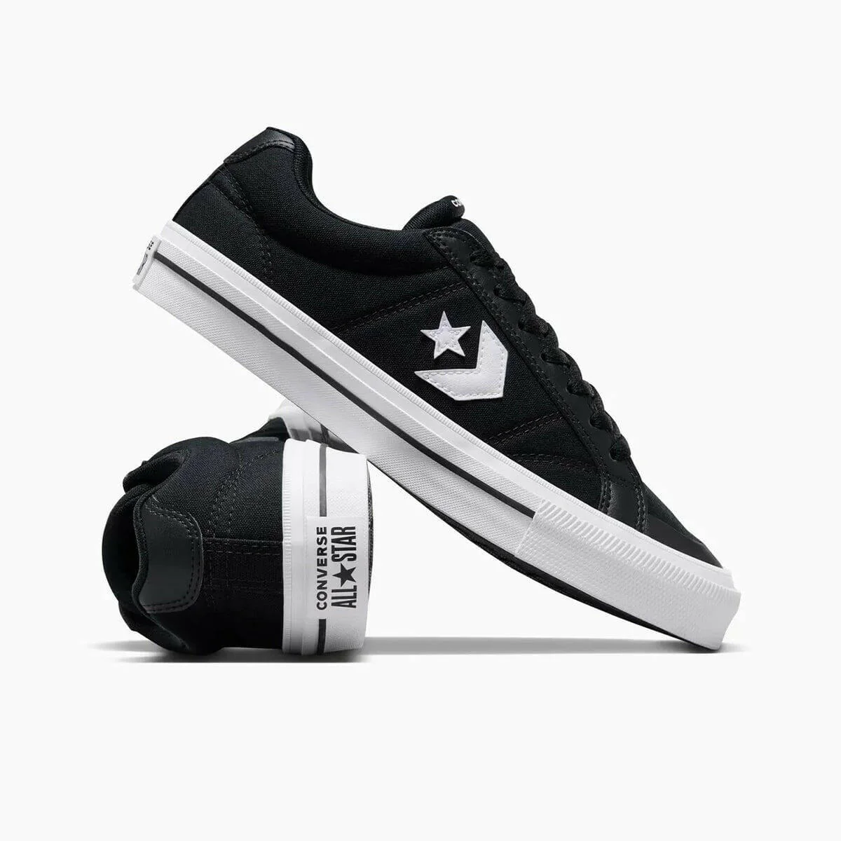Converse - Sport Casual Low Shoes Black/Black/White - Image 3