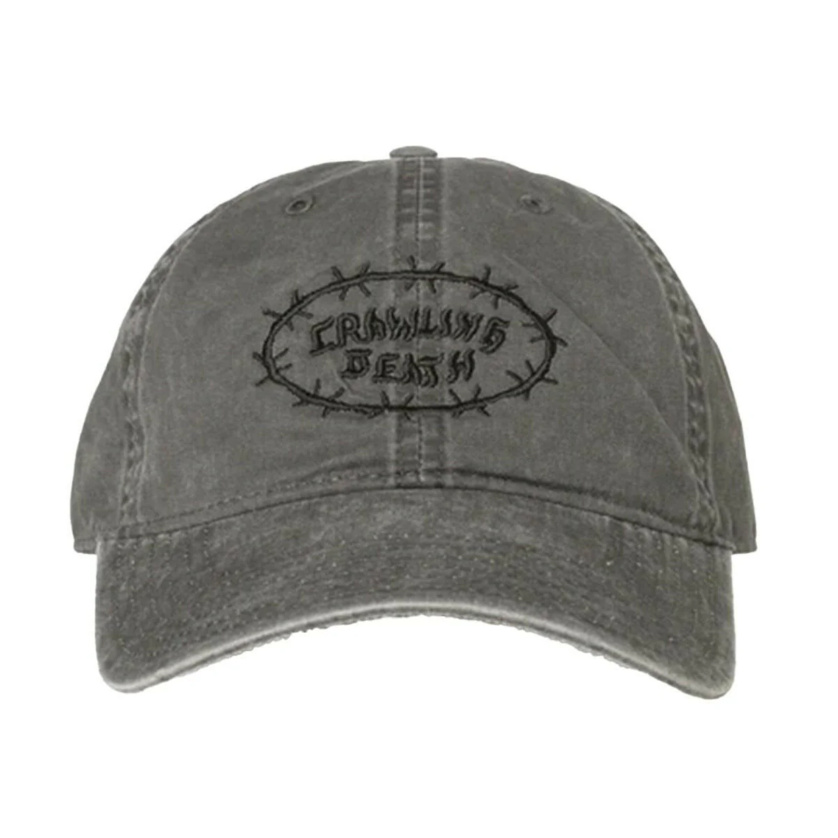 Crawling Death - Barbed Logo Cap Washed Grey
