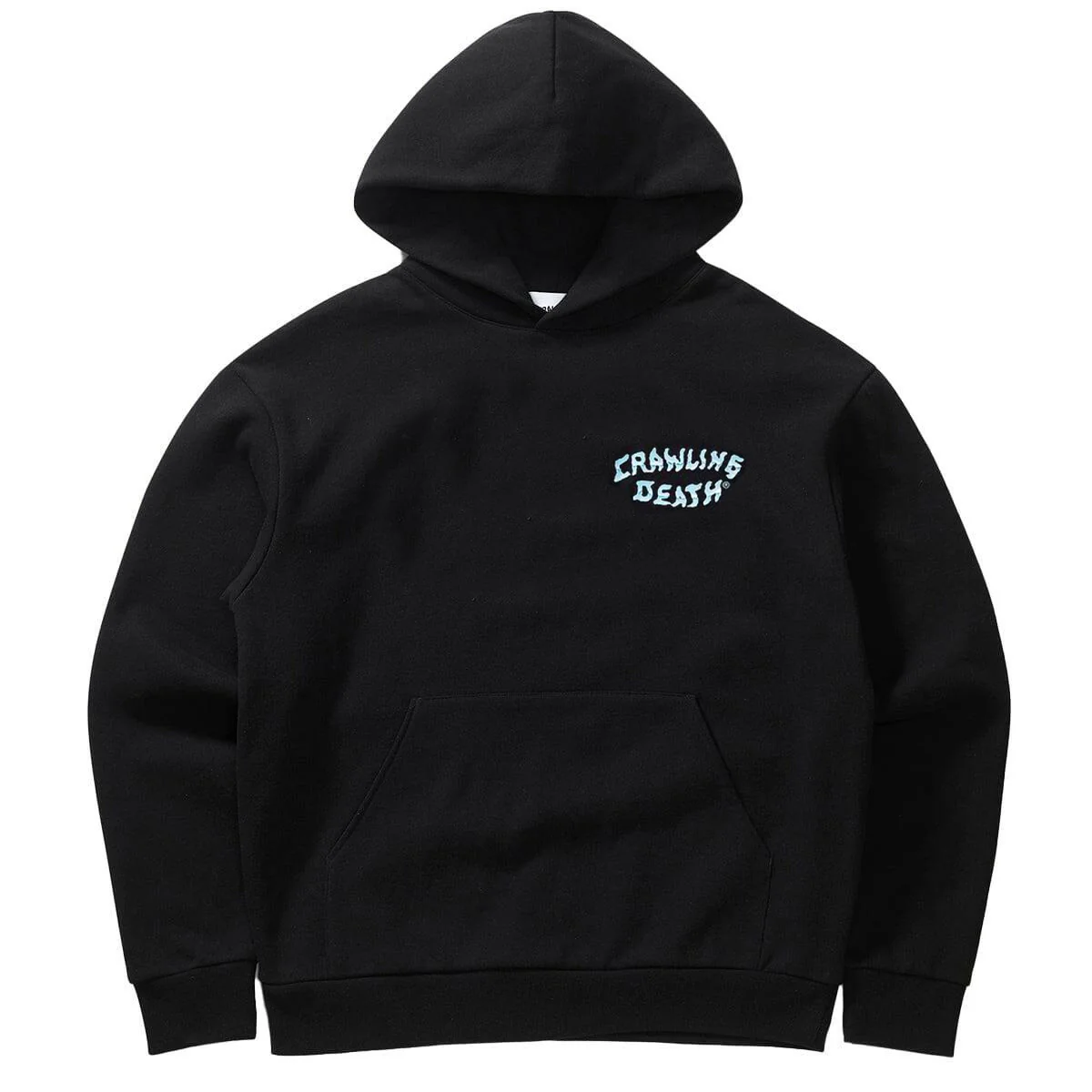 Crawling Death - Chrome Logo Hoodie Black
