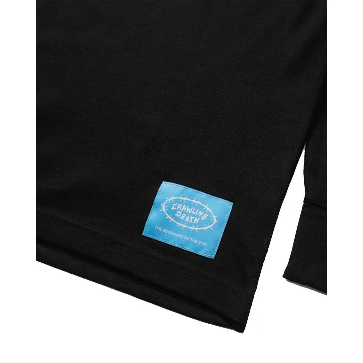 Crawling Death - Spike Dice Rugby Shirt Black - Image 3