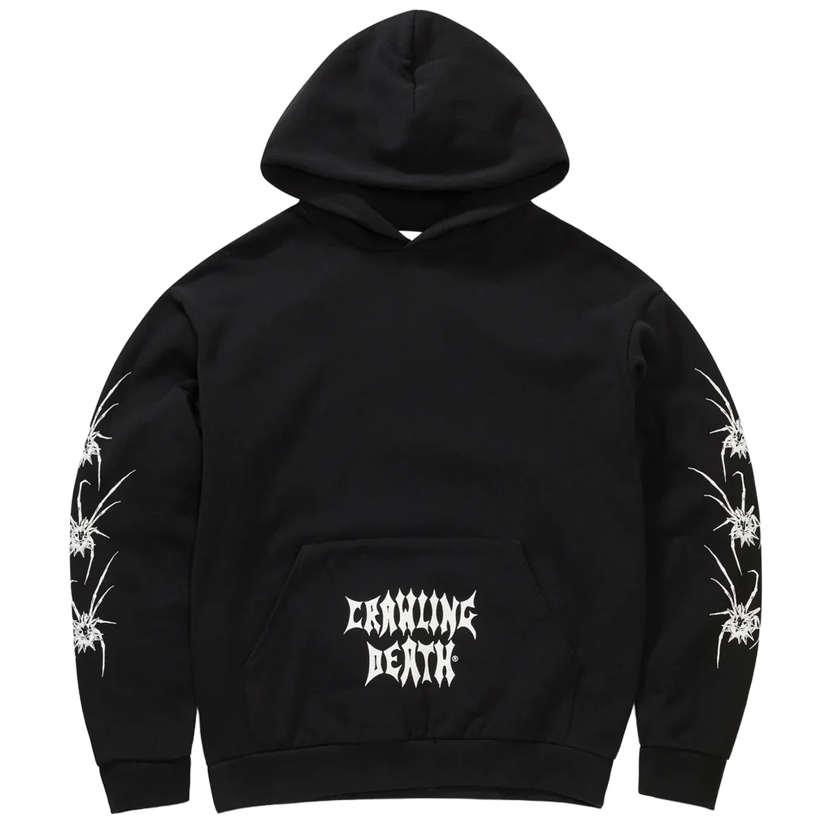 Crawling Death - Spike Spider Hoodie Black