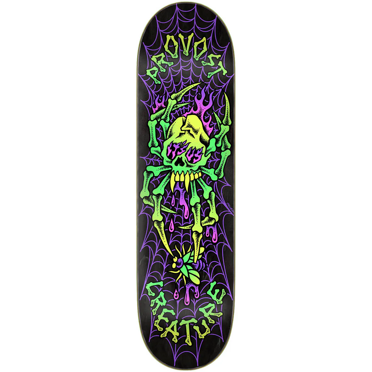 Creature - Collin Provost Skull Spider 8.47 Skateboard Deck
