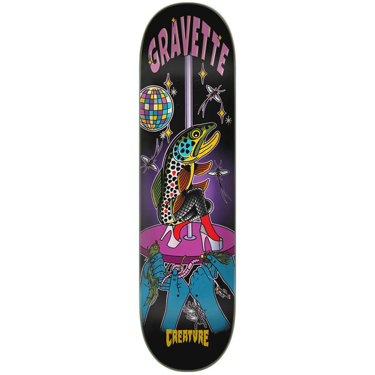 Creature - David Gravette Night Life 8.3 Skateboard Deck