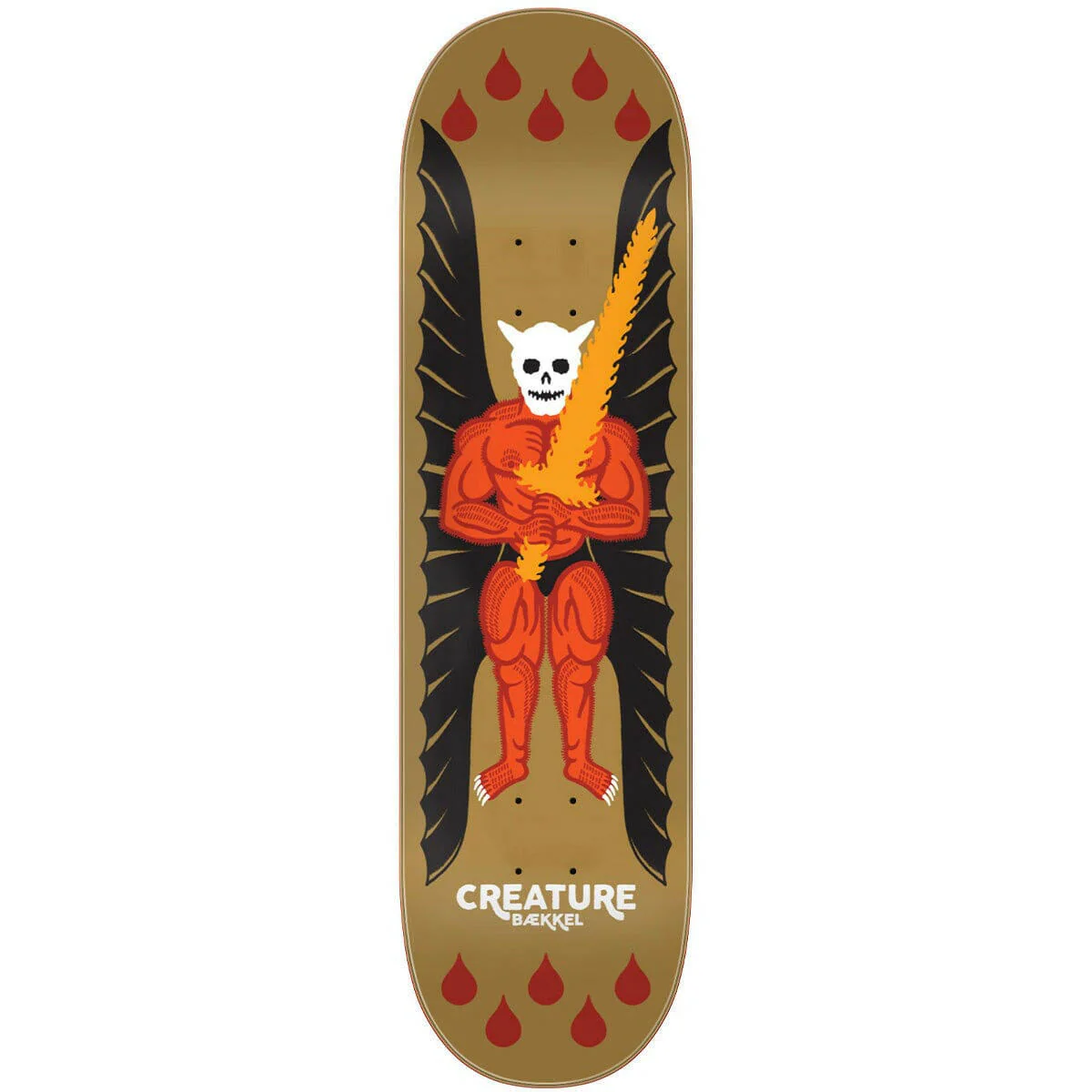 Creature - Kevin Baekkel Demon 8.6 Skateboard Deck