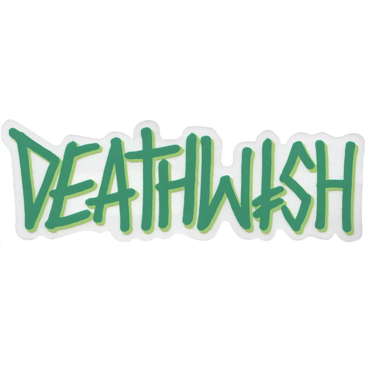 Deathwish - Big Deathspray 8.5" Sticker Green