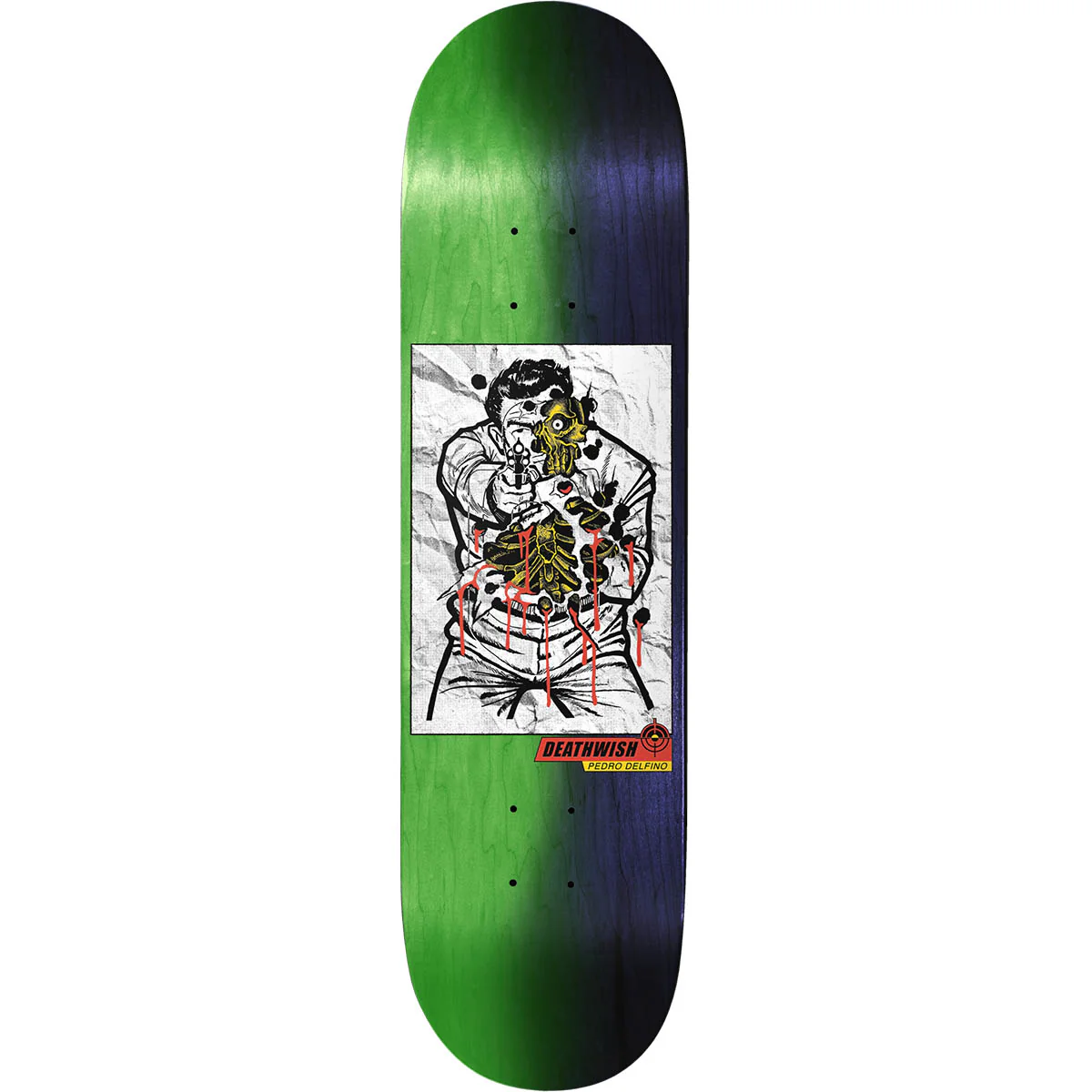 Deathwish - Pedro Delfino Saturday Night Special 8.38 Skateboard Deck