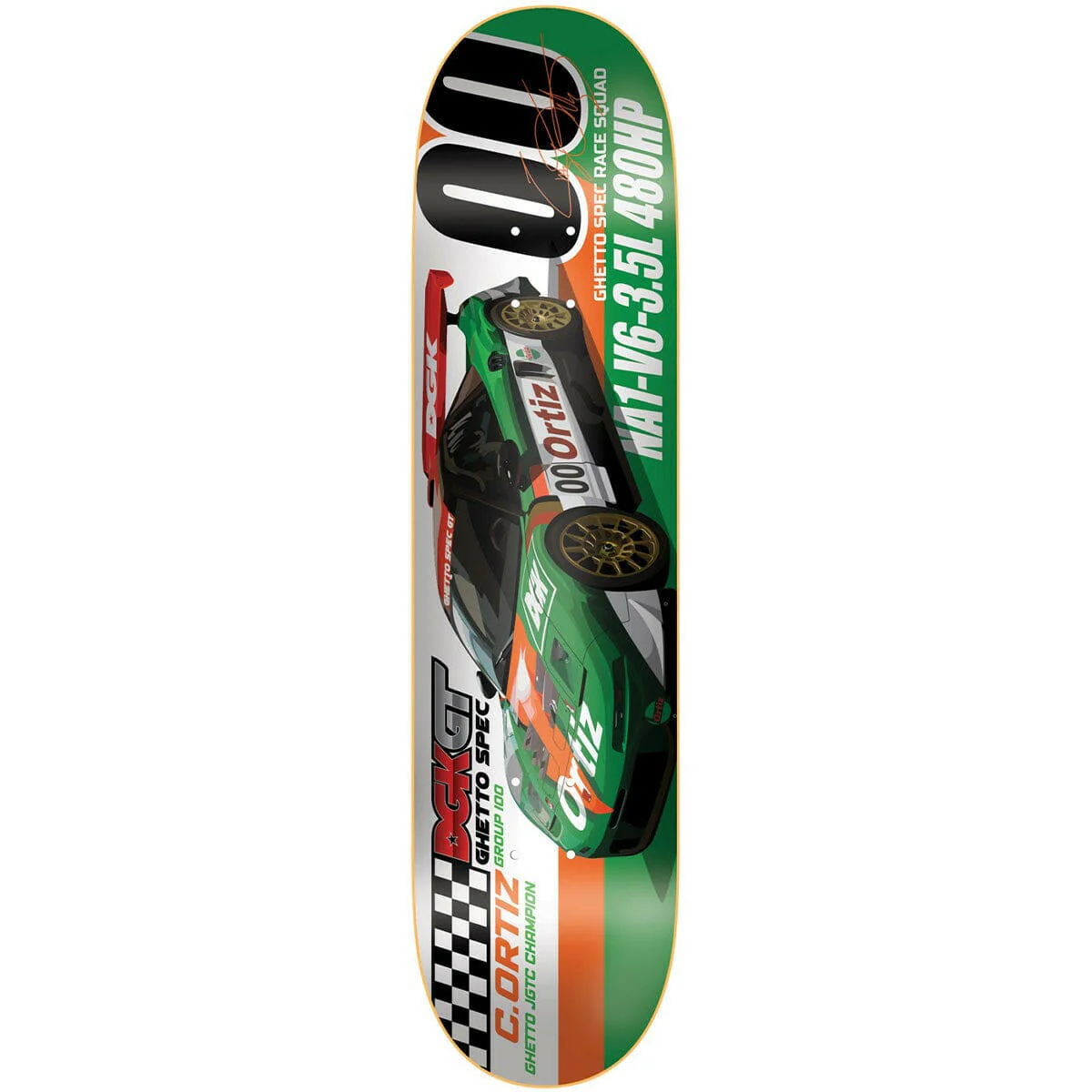 DGK - Chaz Ortiz Ghetto GT 8.0 Skateboard Deck