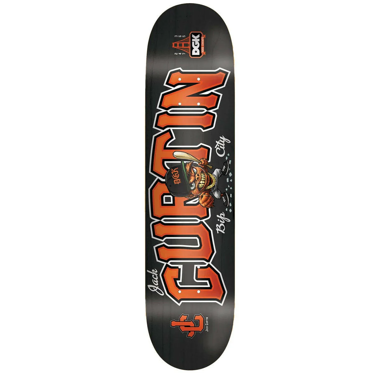 DGK - Jack Curtin Bip City 8.38 Skateboard Deck
