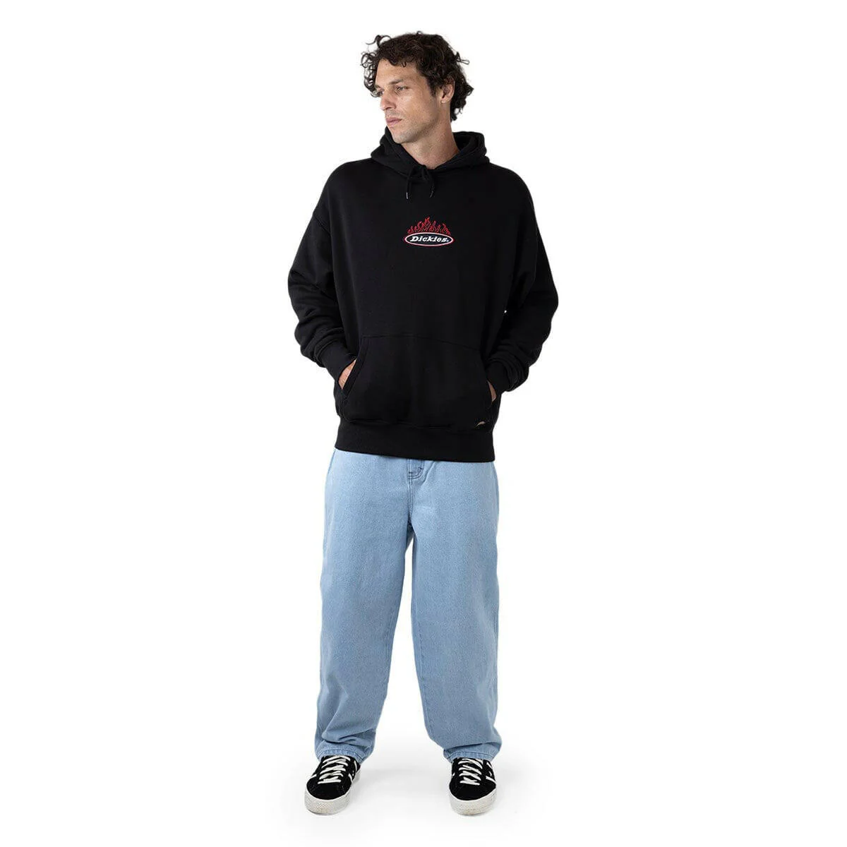 Dickies - 5 Pocket Baggy Work Jeans Light Indigo - Image 3