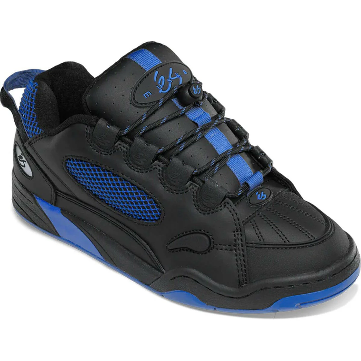Es - Muska Shoes Black/Royal - Image 3