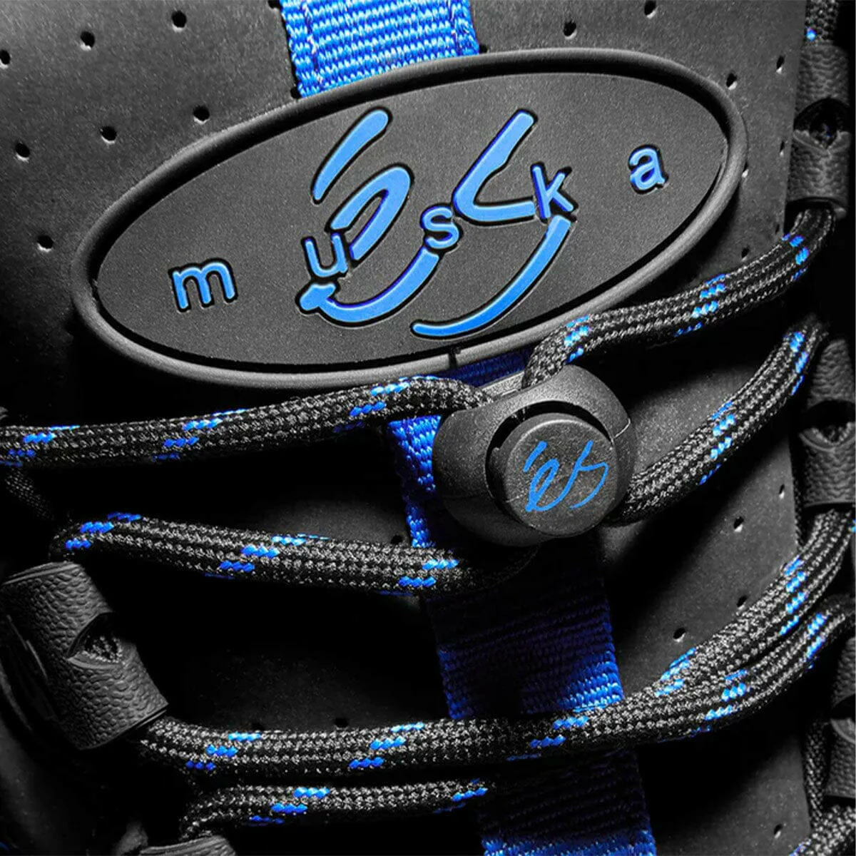 Es - Muska Shoes Black/Royal - Image 5