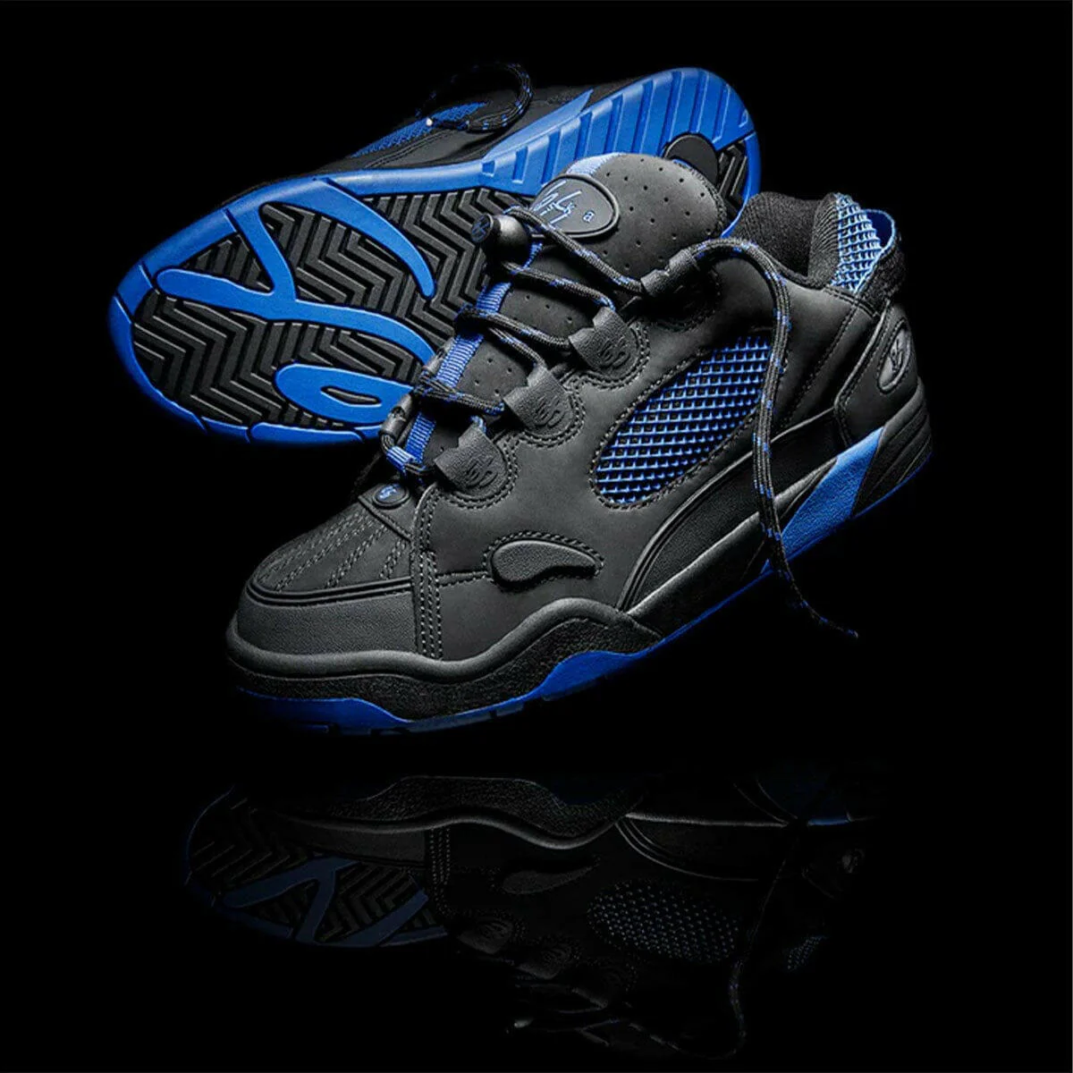 Es - Muska Shoes Black/Royal - Image 7
