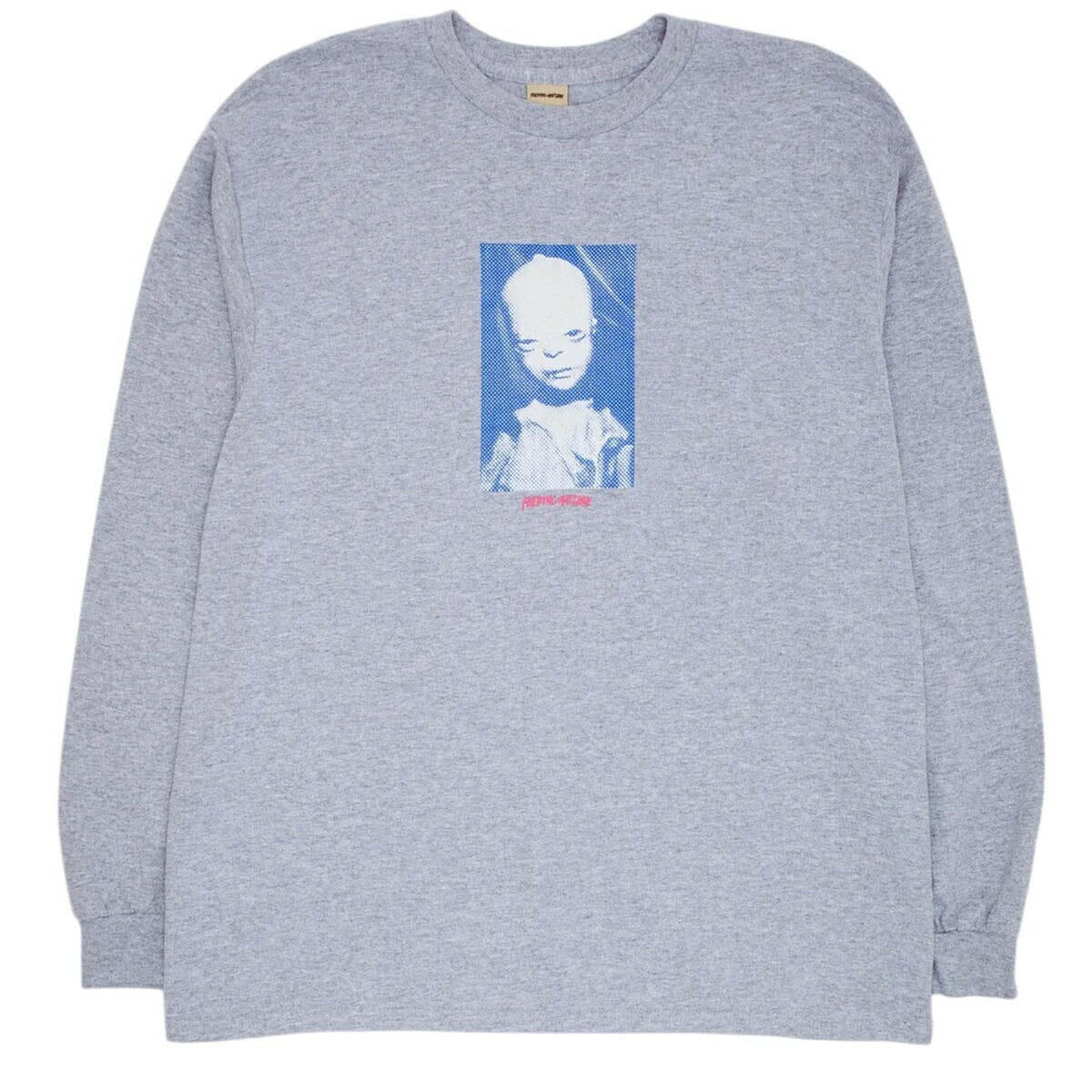 Fucking Awesome - Damaged L/S Tee Heather Grey