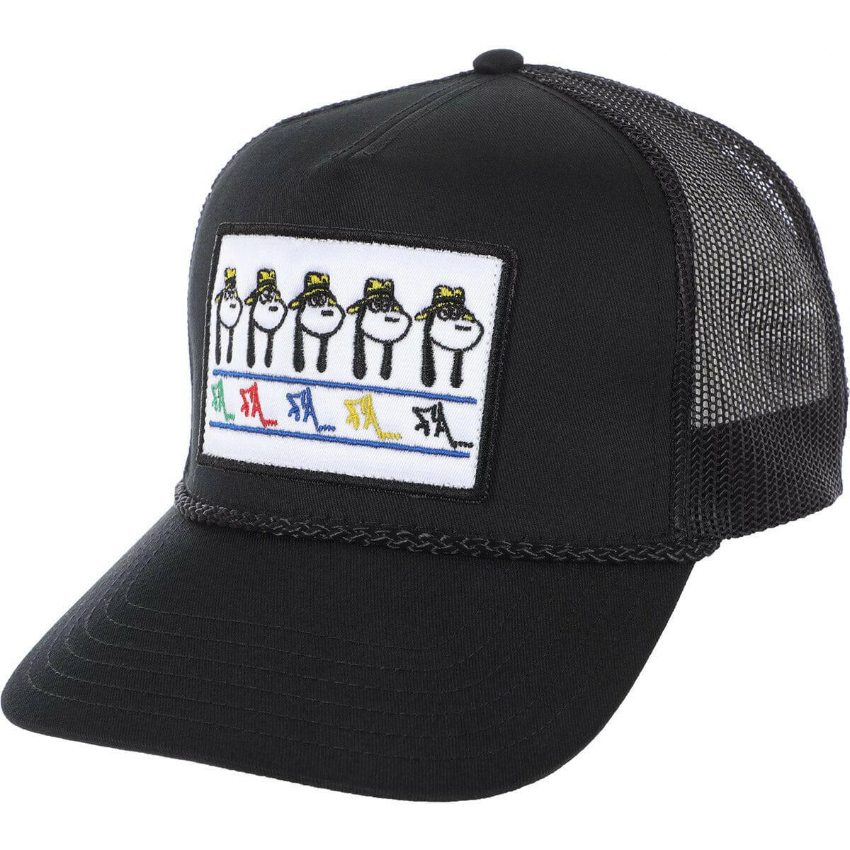 Fucking Awesome - Spike Repeat Trucker Black