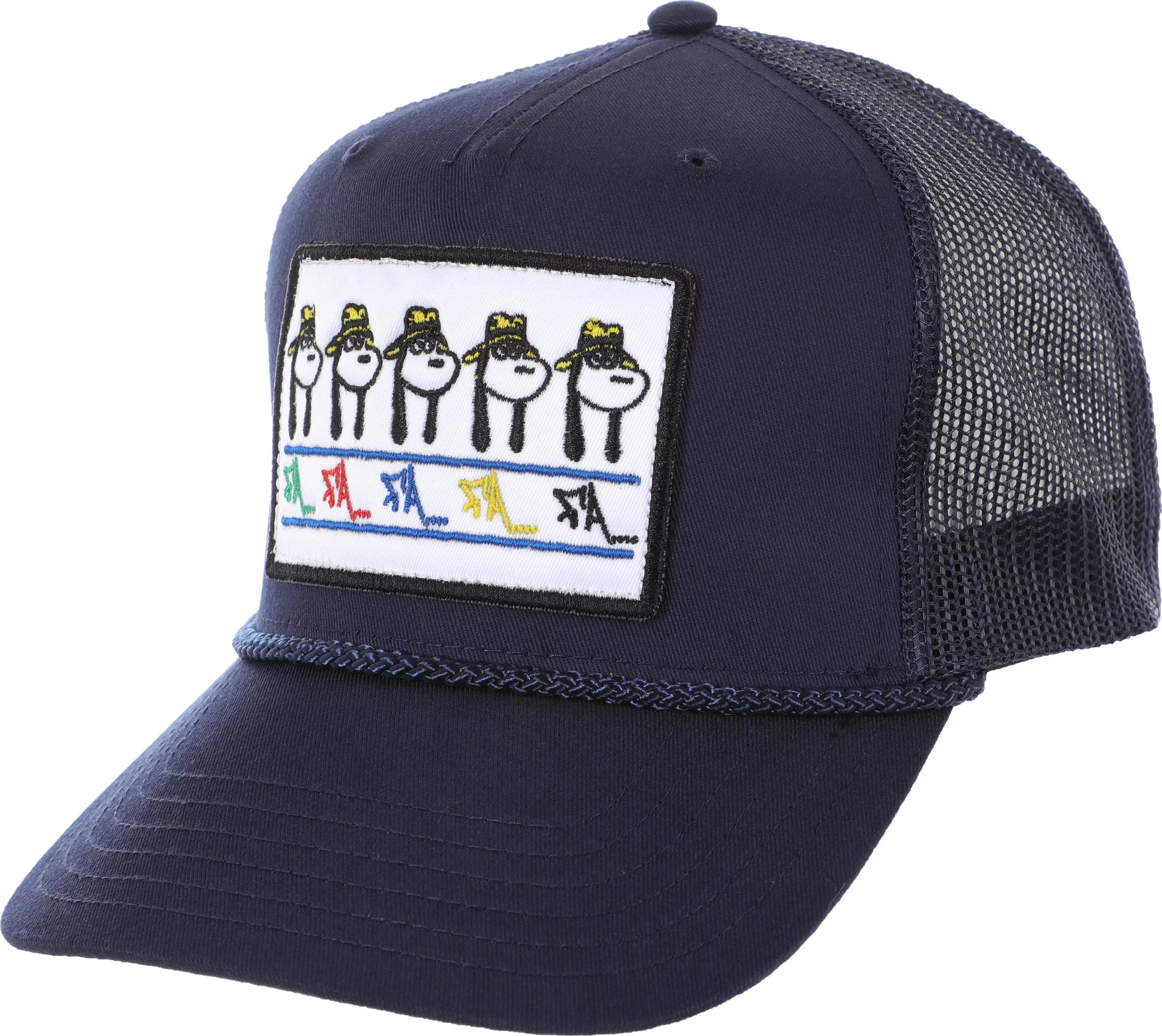 Fucking Awesome - Spike Repeat Trucker Navy