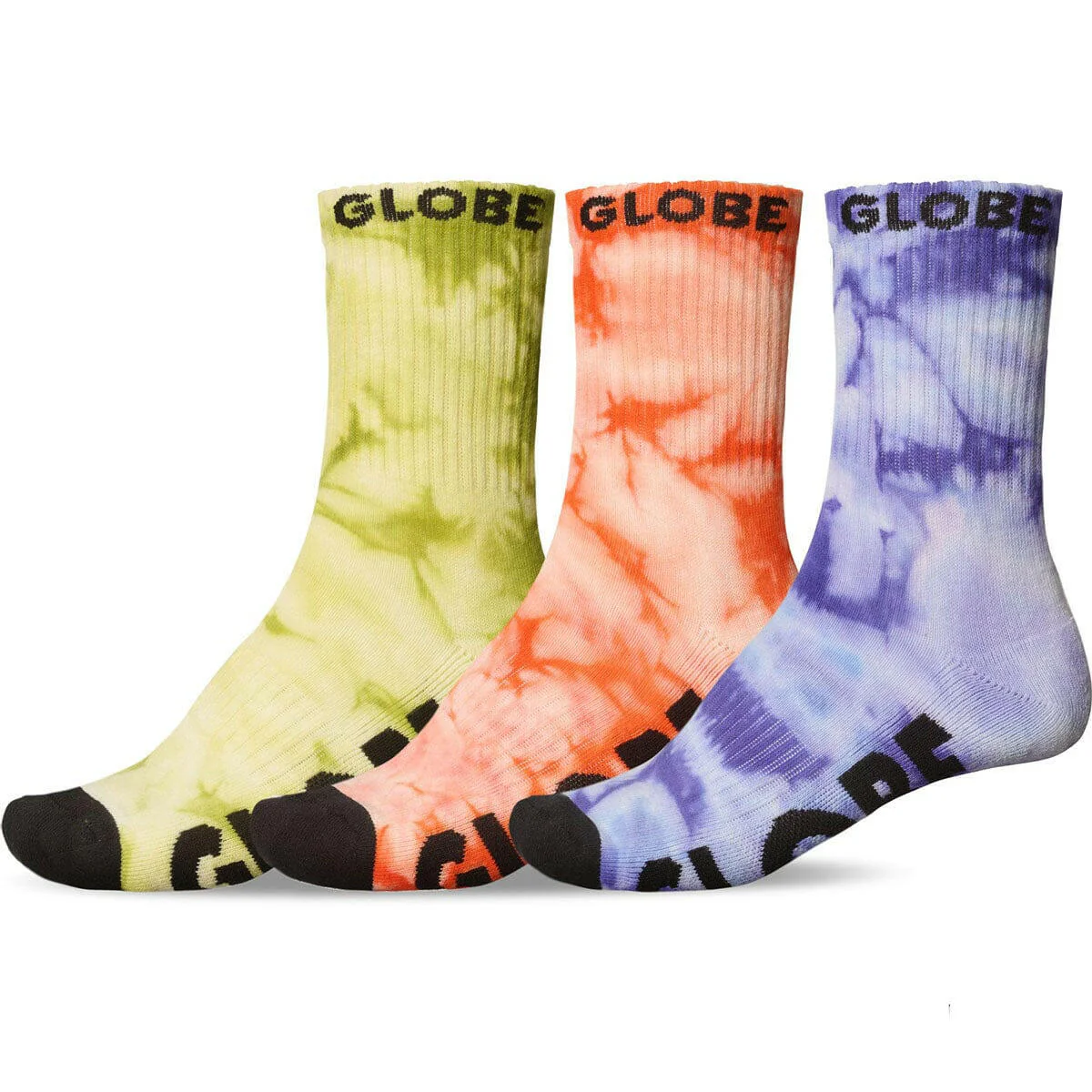 Globe - All Tied Up Youth Socks Multi 3 Pack