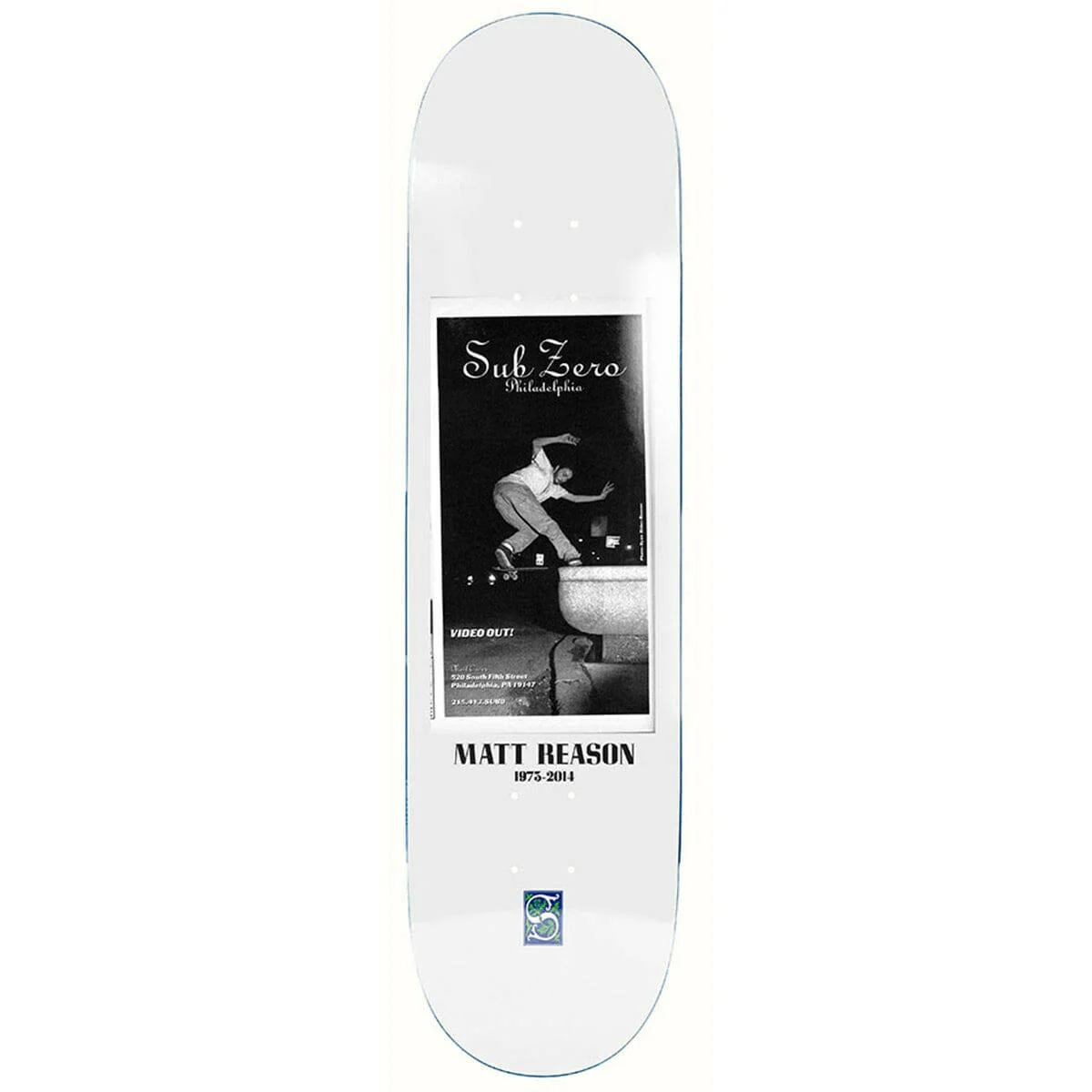 Heritage - Sub Zero Matt Reason 8.5 Skateboard Deck