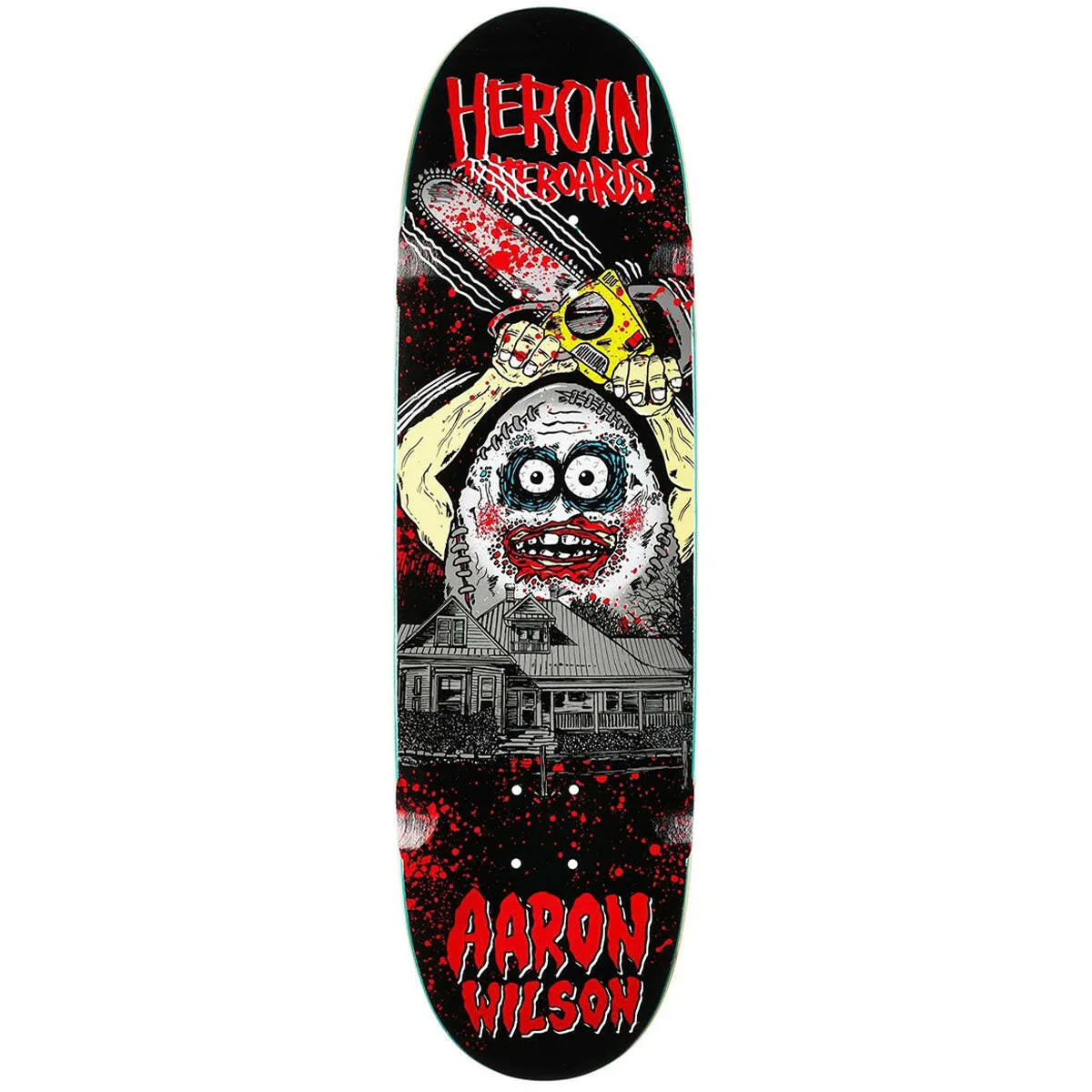Heroin - Aaron Wilson Teggxas Egg 2 8.88 Skateboard Deck