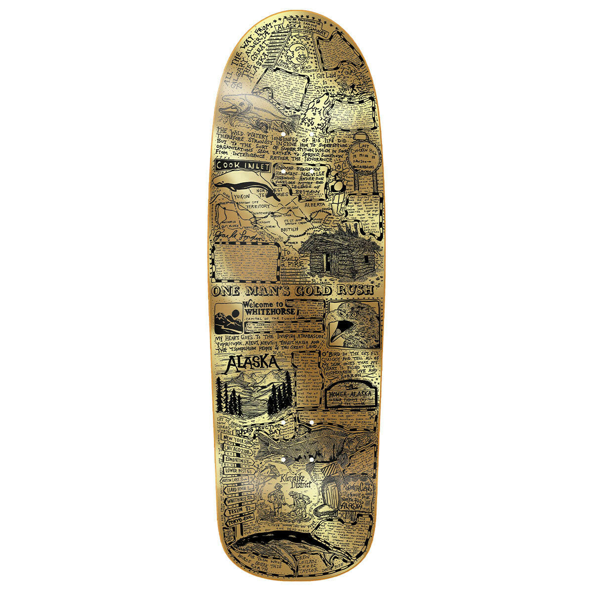 Heroin - Craig Question Gold Rush 10.0 Skateboard Deck