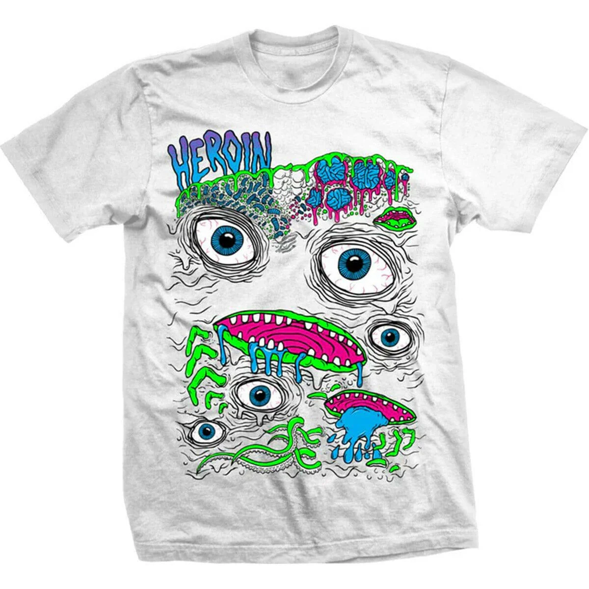 Heroin - Mutant Tee White