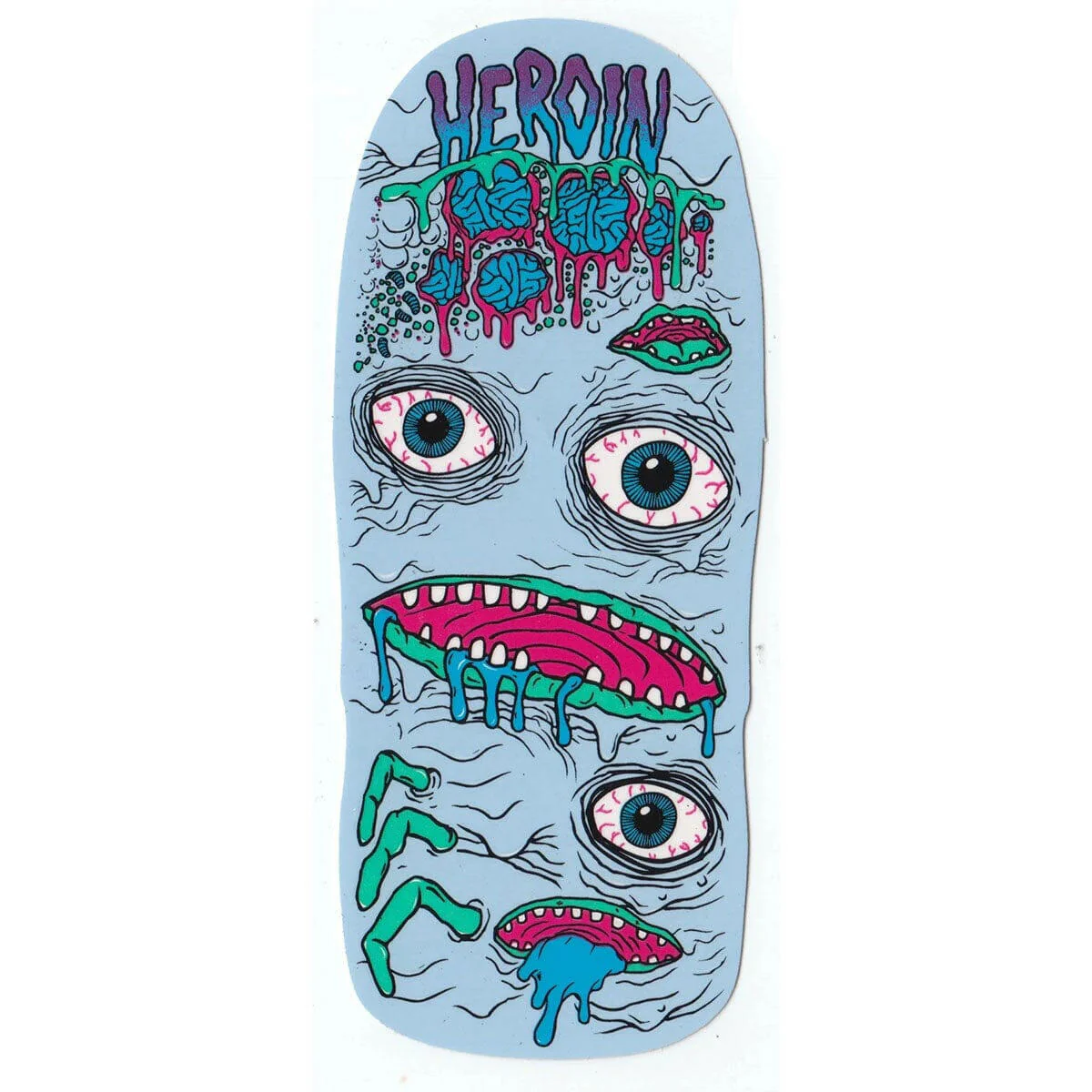 Heroin - Shellbound 6" Sticker - Image 3