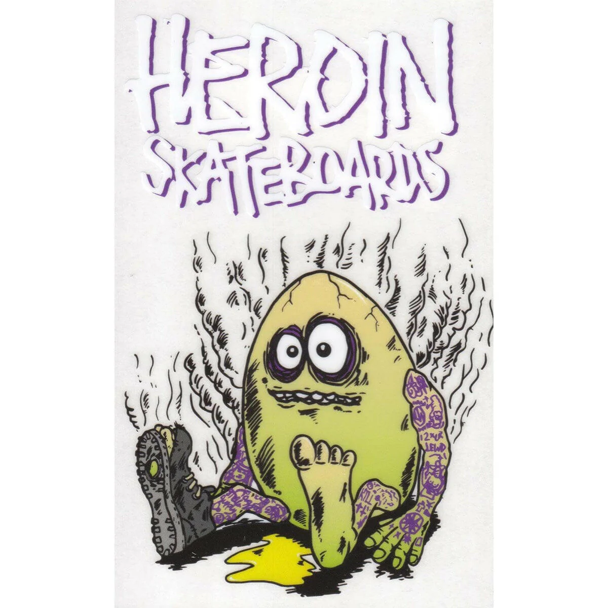 Heroin - Shellbound 6" Sticker - Image 4