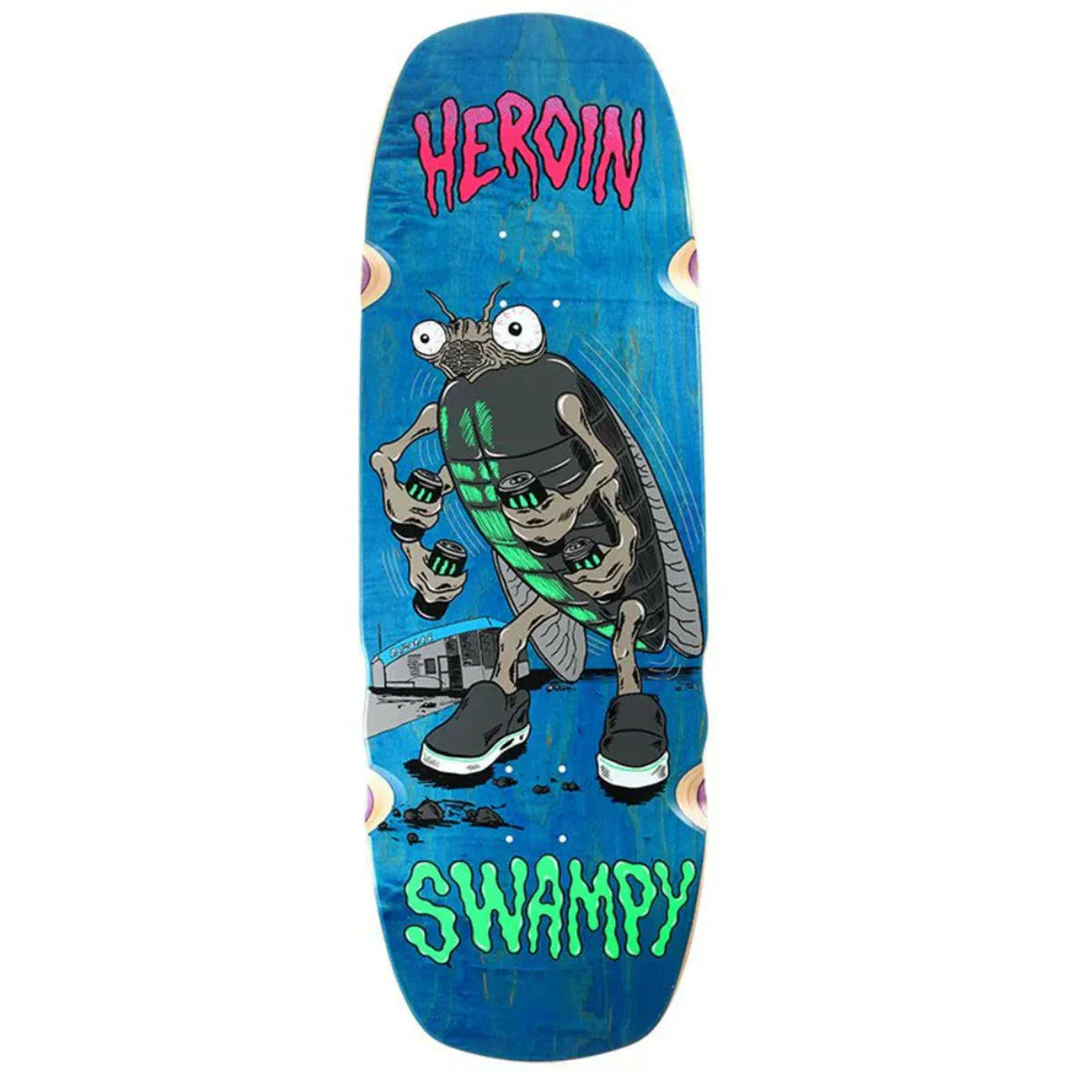 Heroin - Swampy Bug 10.75 Skateboard Deck