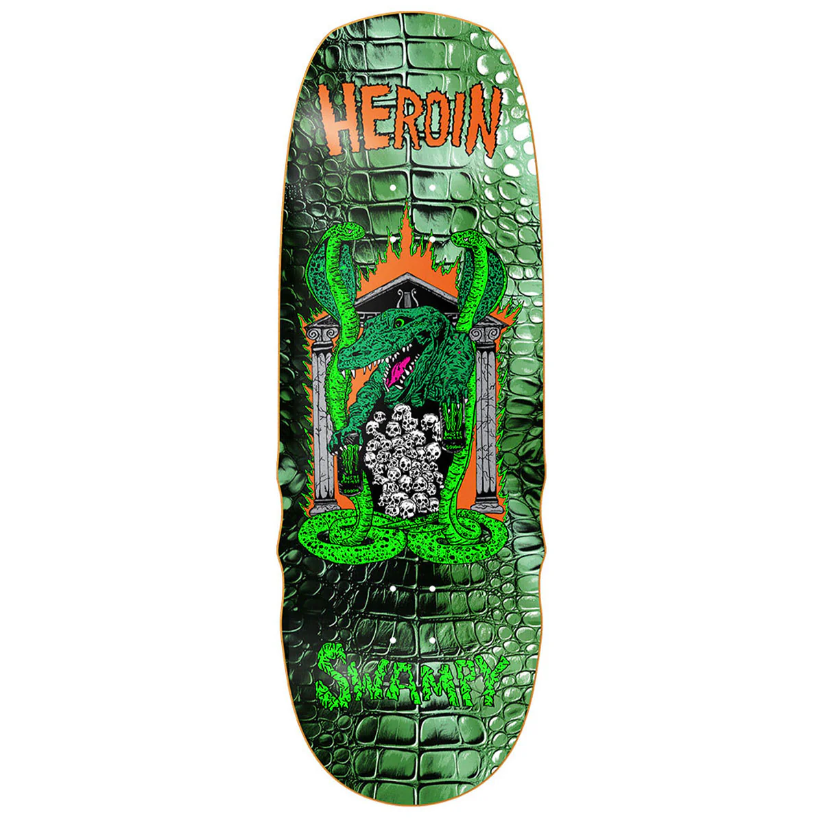 Heroin - Swampy Knock Off 10.6 Skateboard Deck