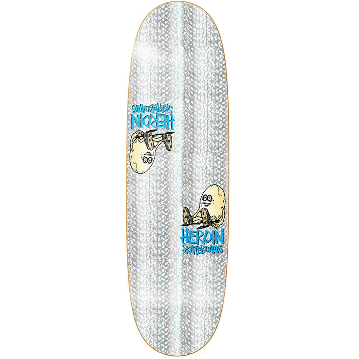 Heroin - Symmetrical Holo Egg 9.25 Skateboard Deck