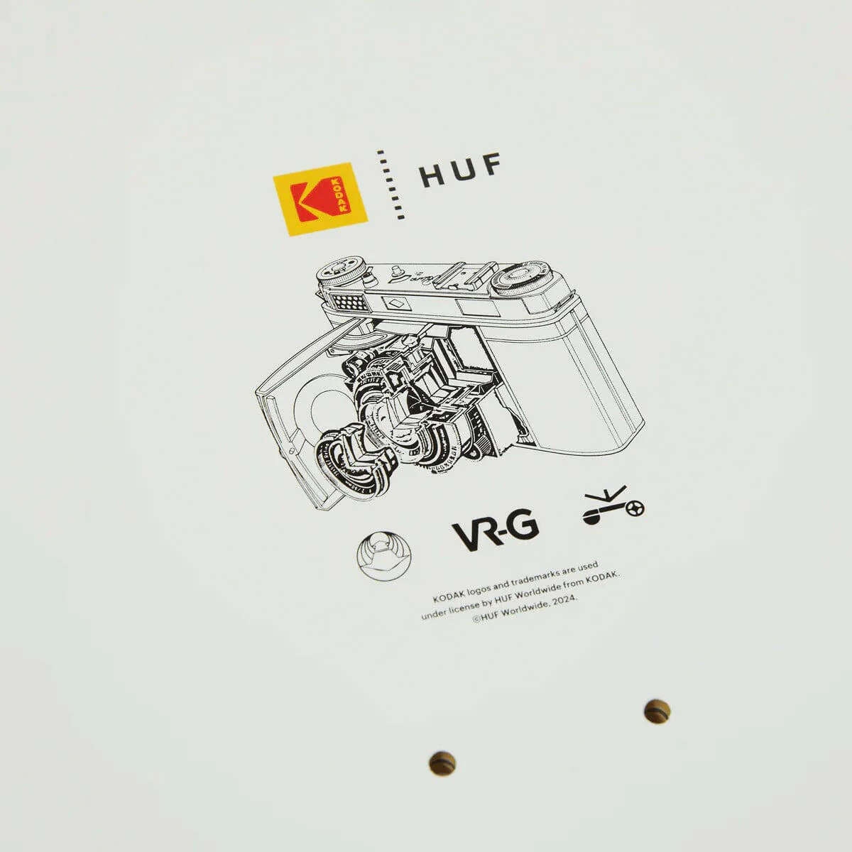 Huf - Kodak Collage Filmer Cruiser 9.8 Skateboard Deck - Image 4