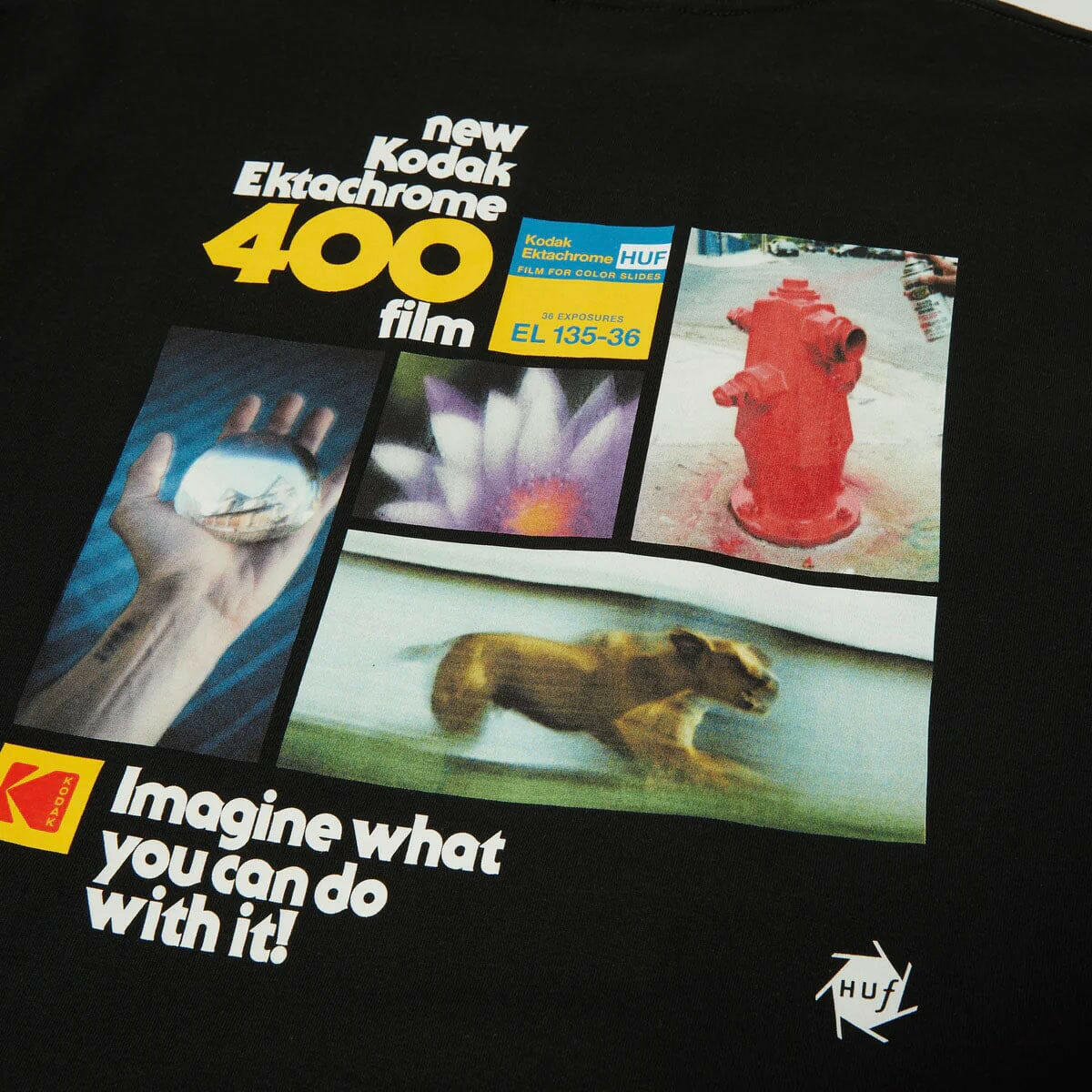 Huf - Kodak Imagine What Tee Black - Image 3