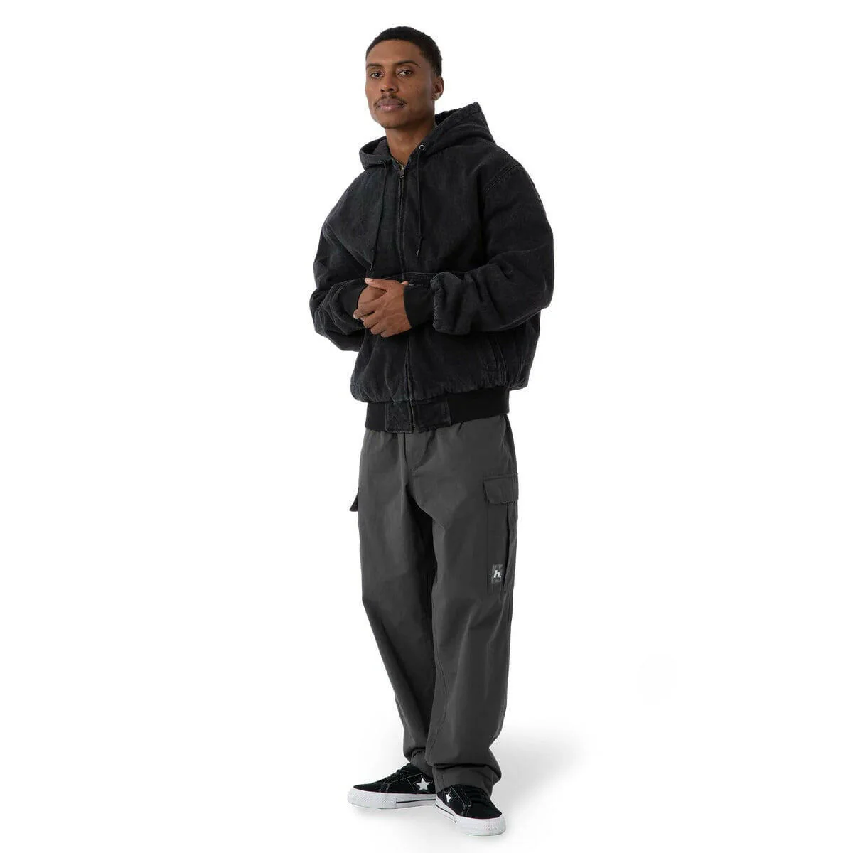 Huf - Leisure Cargo Pants Black - Image 3