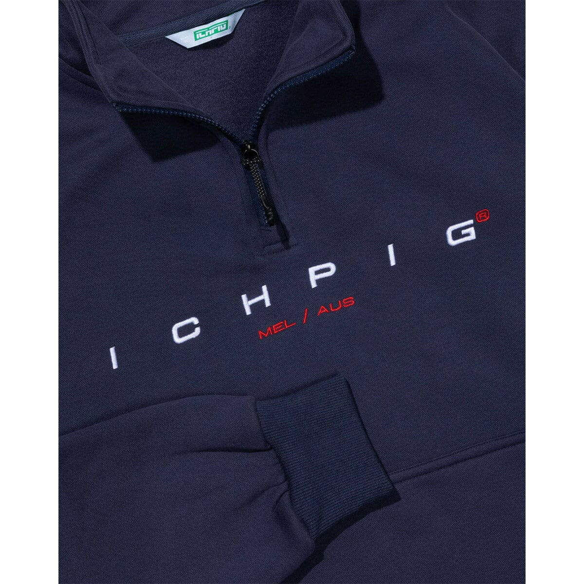 Ichpig - Capital 1/4 Zip Crew Ink - Image 2