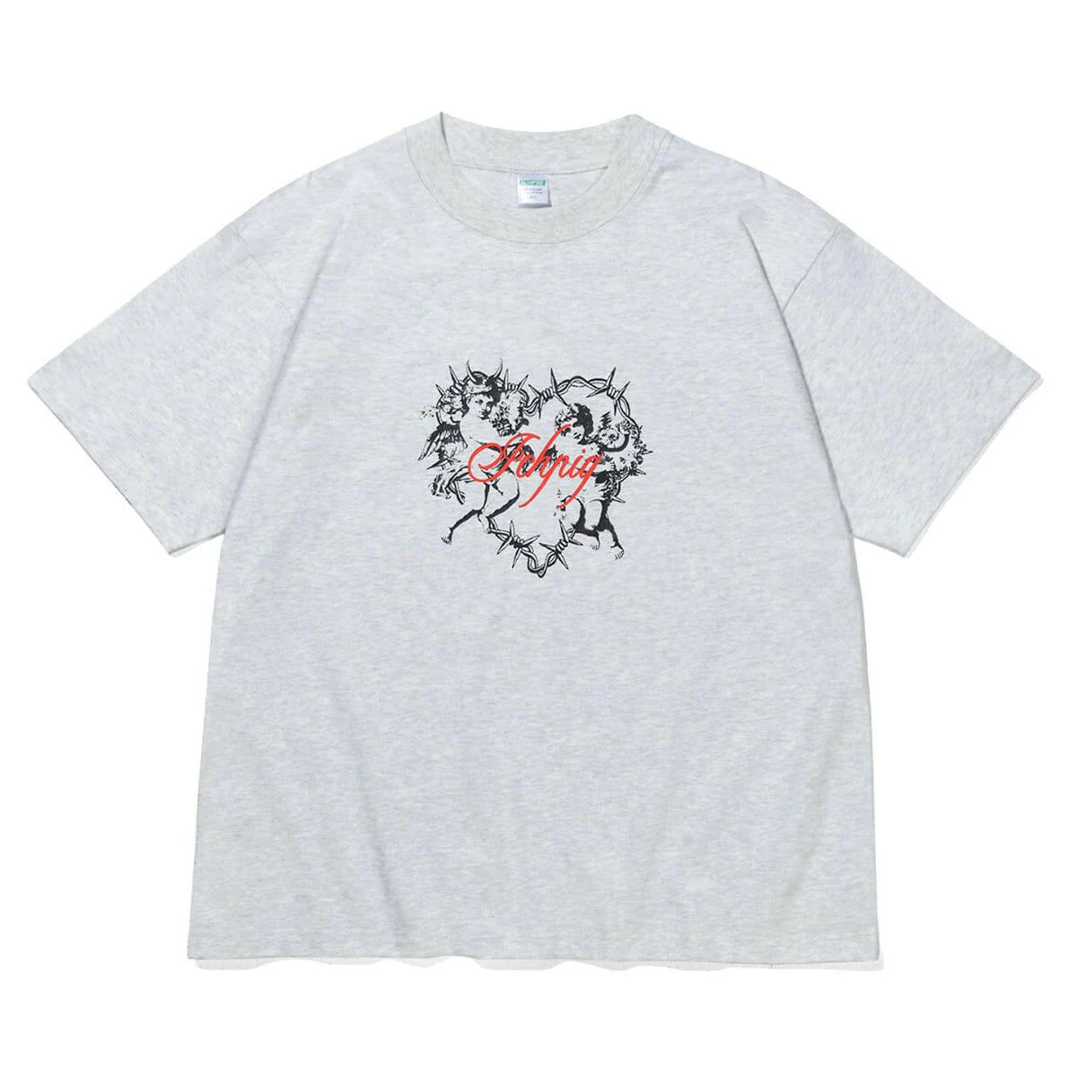Ichpig - Cherub Heart Tee White Marle
