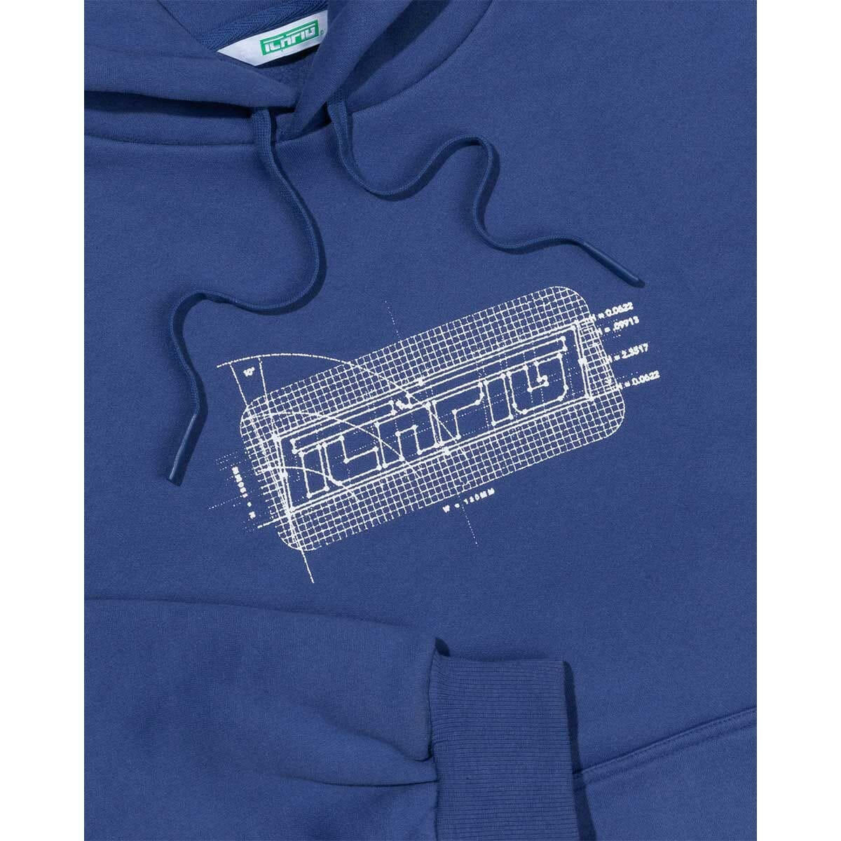 Ichpig - Drafters Pullcord Hoodie Ultramarine - Image 2