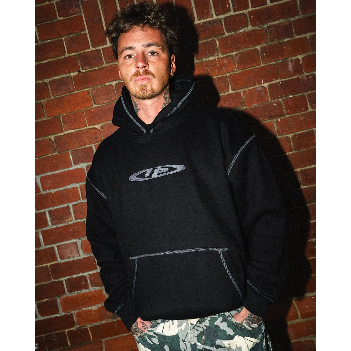 Ichpig - Optic Cordless Hoodie Black - Image 3