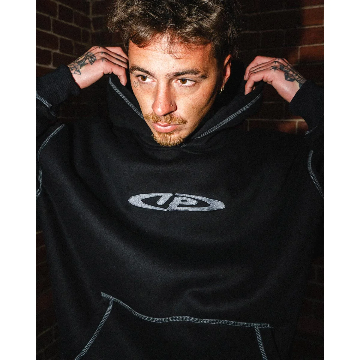 Ichpig - Optic Cordless Hoodie Black - Image 4