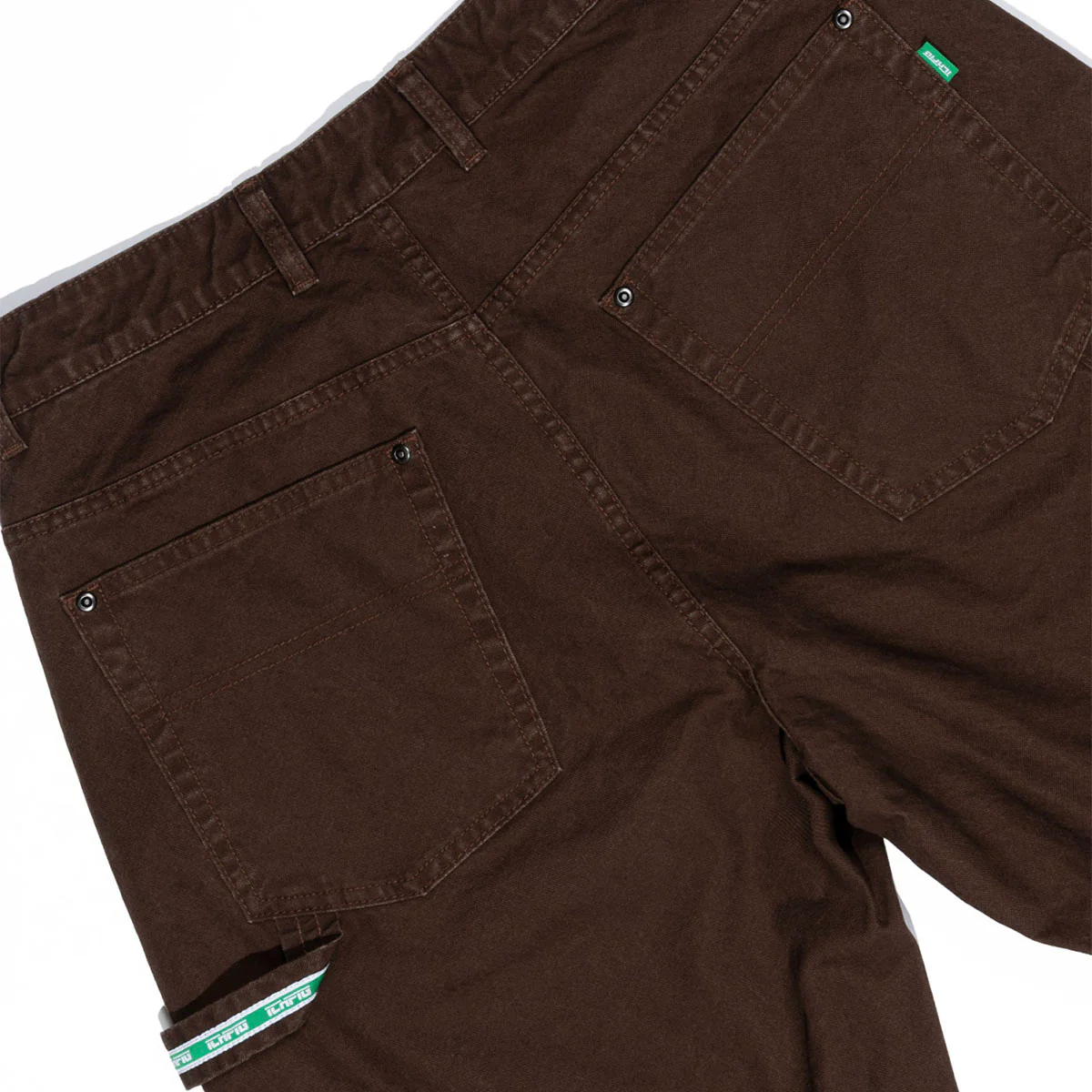 Ichpig - Workshop Canvas Shorts Faded Brown - Image 2