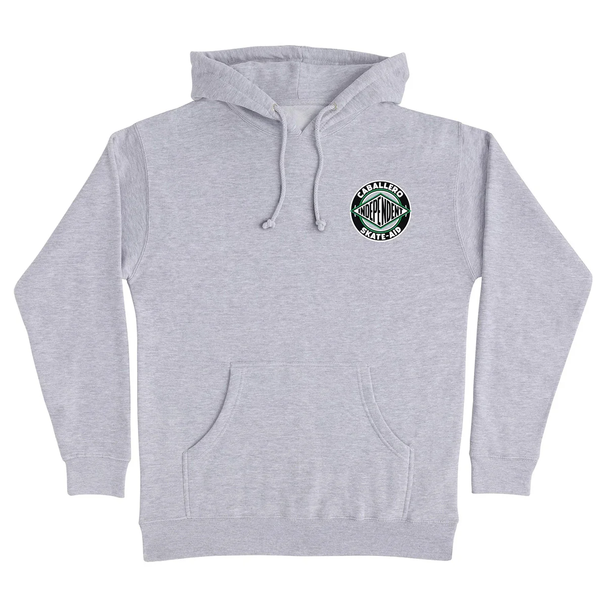 Independent - Caballero X Skate Aid Hoodie Grey Heather