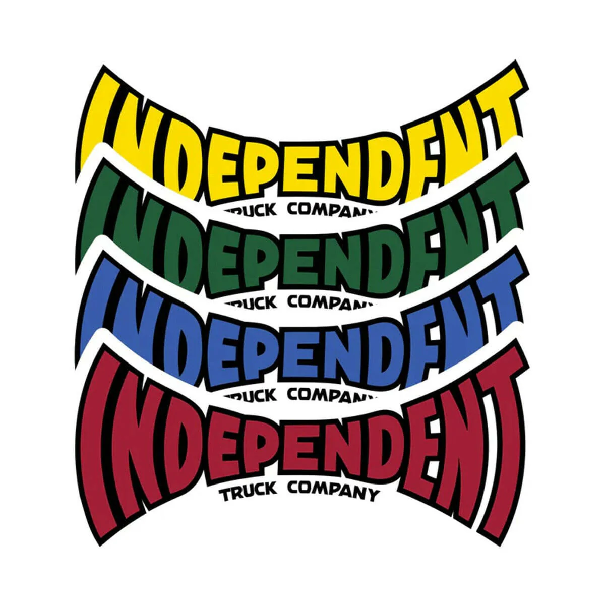 Independent - Span Logo 6" Sticker