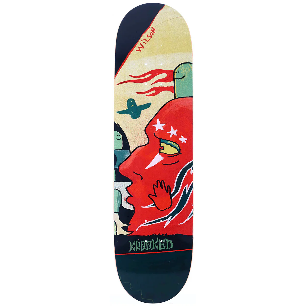 Krooked - Andrew Wilson Three Star 8.5 Skateboard Deck