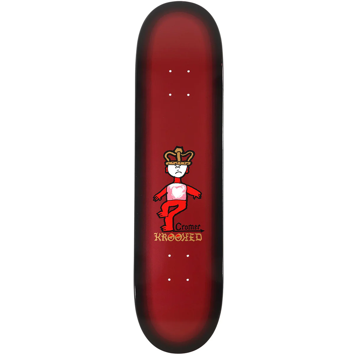 Krooked - Brad Cromer Mad King 8.06 Skateboard Deck