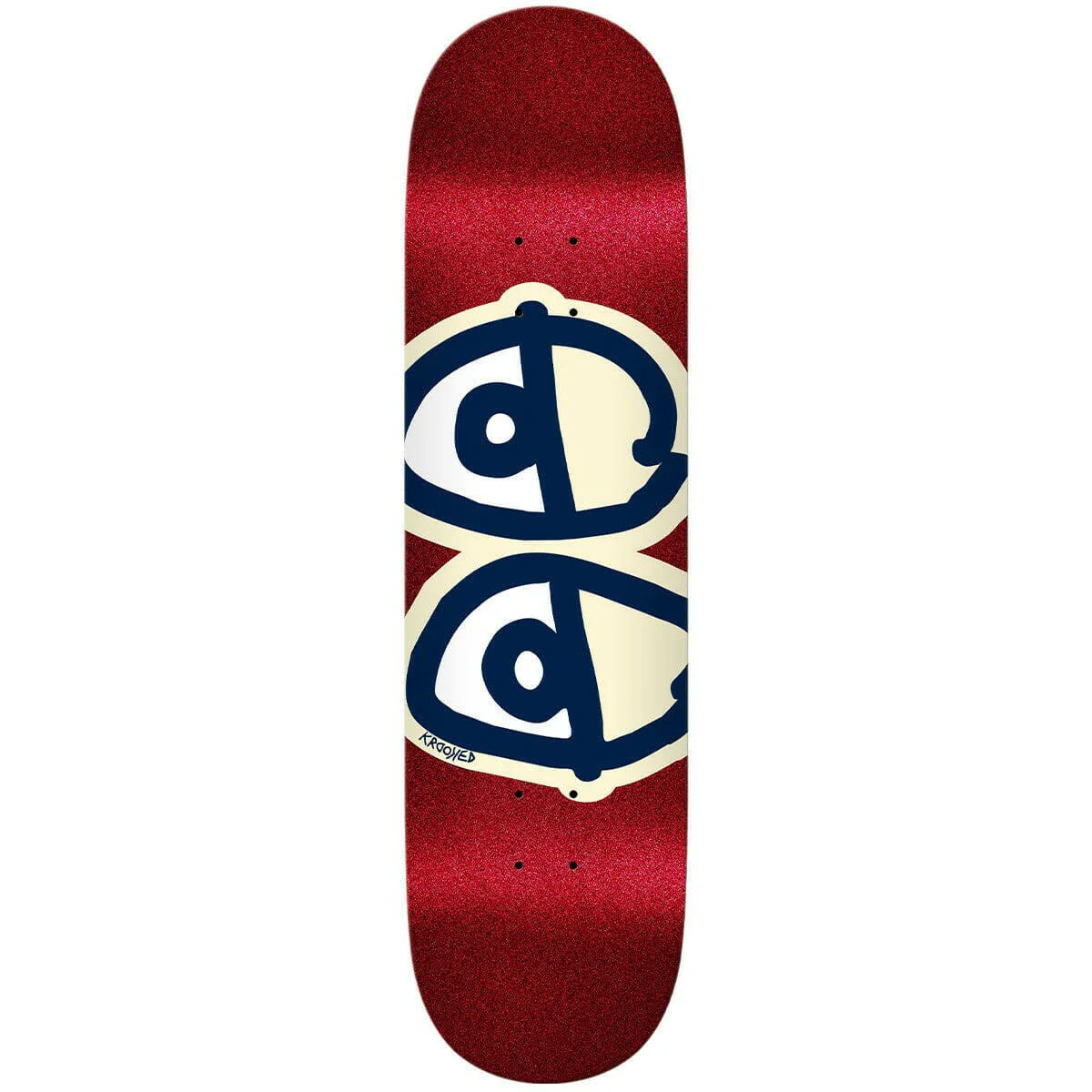 Krooked - Eyes Glitter 8.25 Skateboard Deck